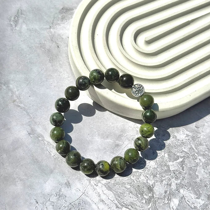 Lucky Charm Burma Jade Bracelet