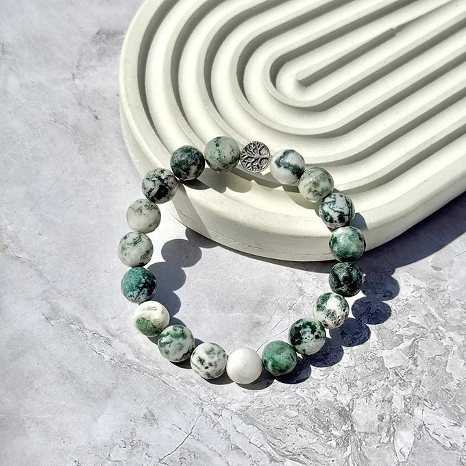 Growth and expansion - Tree Agate Bracelet
