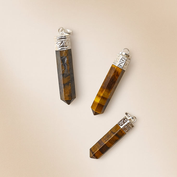 Prosperity and Protection Tiger's Eye Pendant