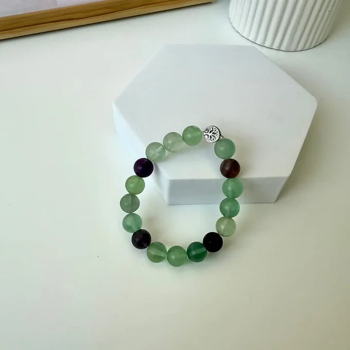 Multi Fluorite Bracelet – Clarity, Focus & Protection