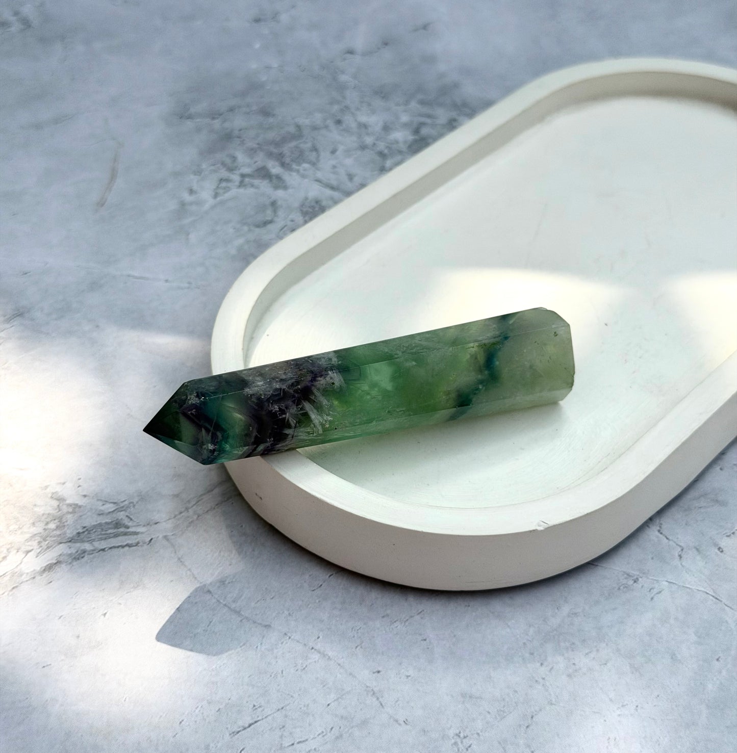 Multi Fluorite Bracelet Clarity, Focus & Protection Tower
