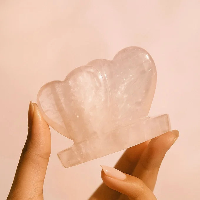 MANIFEST A RELATIONSHIP ROSE QUARTZ TWIN HEART