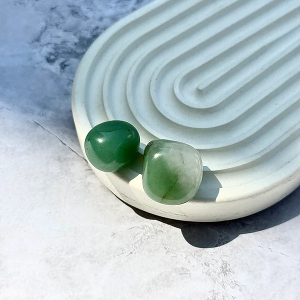 Good luck and opportunity Green Aventurine Tumble set
