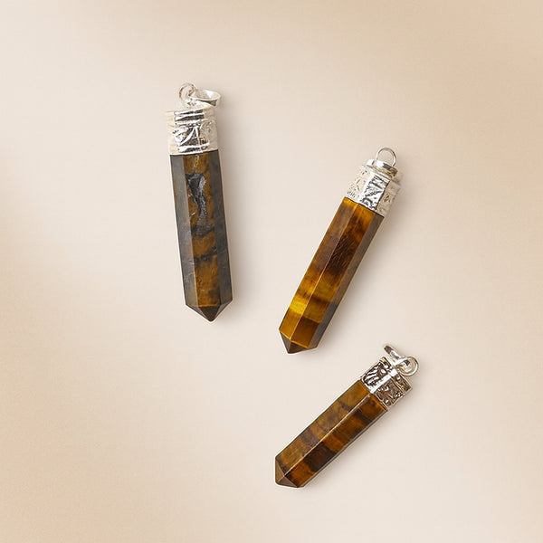 Prosperity and Protection Tiger's Eye Pendant