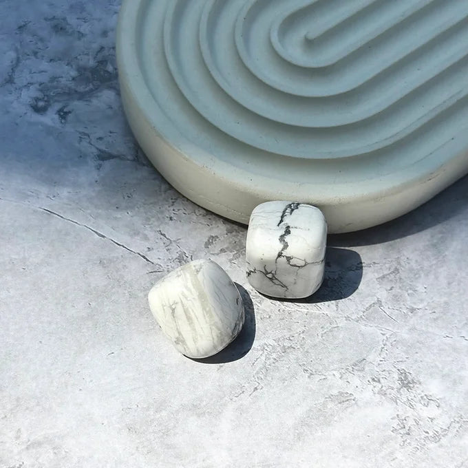 Anger & Stress Manager Howlite Tumble set
