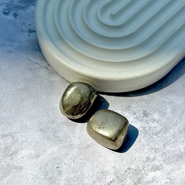 Wealth Attractor Pyrite tumble set