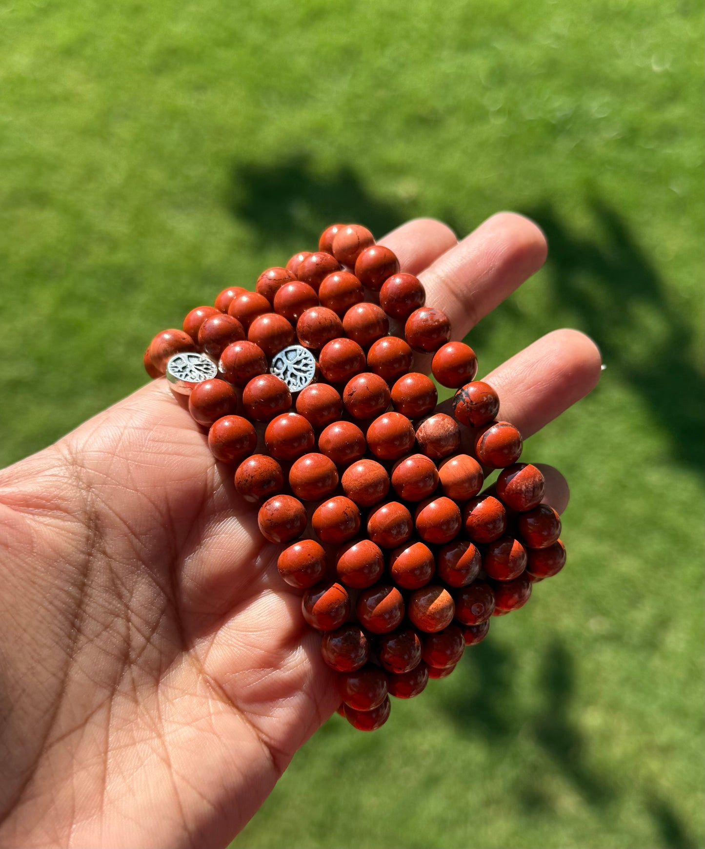 Grounding and Empowering Red Jasper Bracelet 8mm
