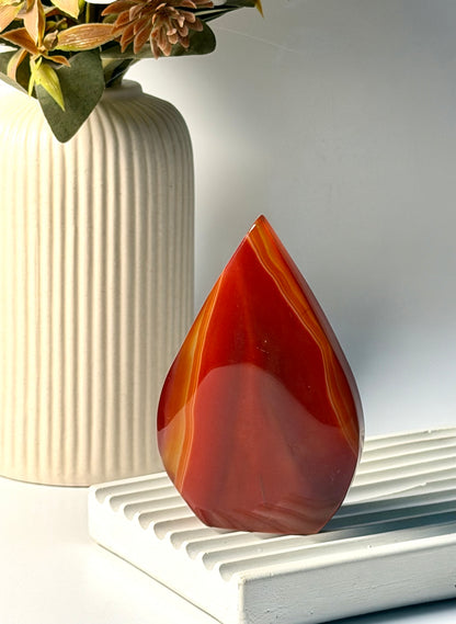 CARNELIAN FLAME ~ The stone of courage, confidence and action