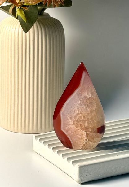 CARNELIAN FLAME ~ The stone of courage, confidence and action