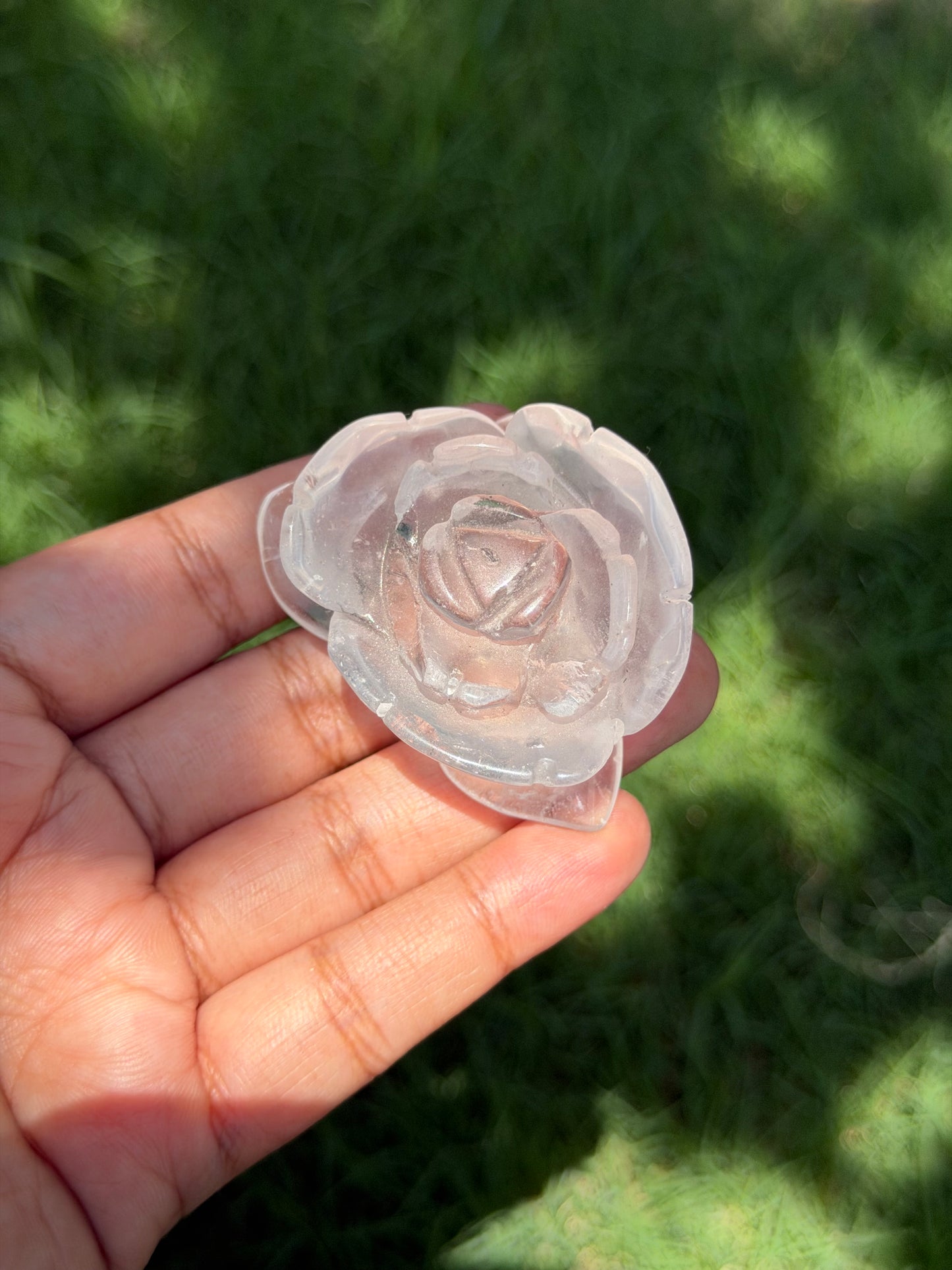 Master Manifestor Clear Quartz Rose