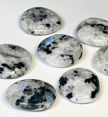Emotion balancing Moonstone Flat Stone
