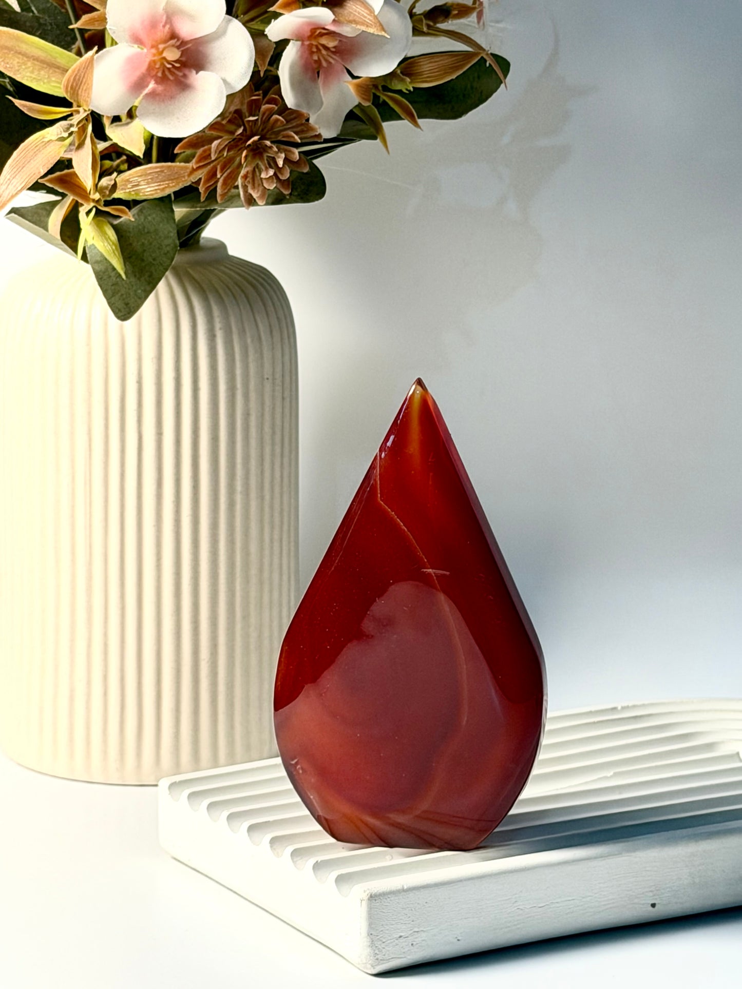 CARNELIAN FLAME ~ The stone of courage, confidence and action