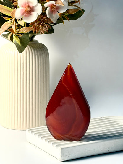 CARNELIAN FLAME ~ The stone of courage, confidence and action