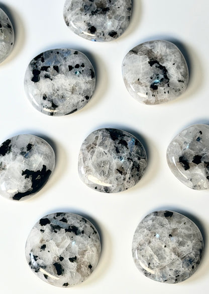 Emotion balancing Moonstone Flat Stone