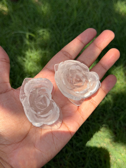 Master Manifestor Clear Quartz Rose