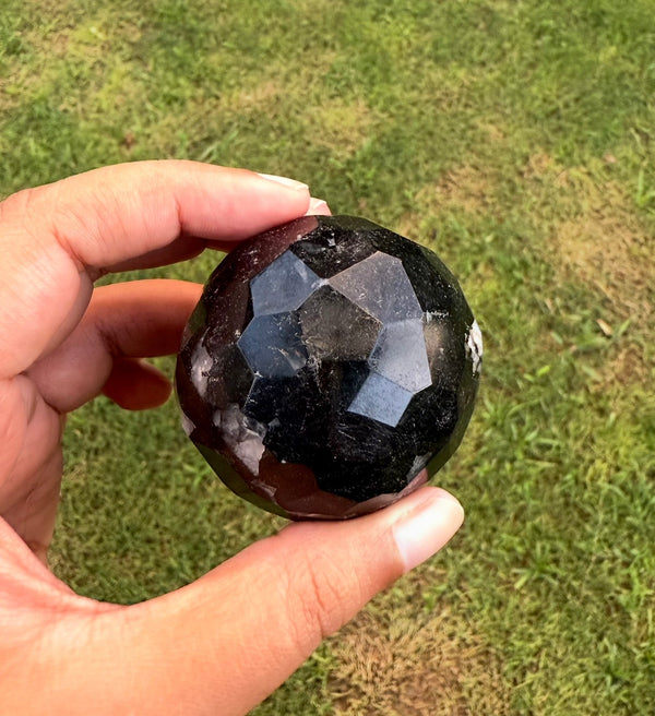 Protection from Black Magic and Evil Eye Black Tourmaline Sphere