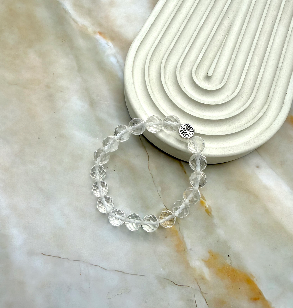 Master Manifestor Clear Quartz Bracelet