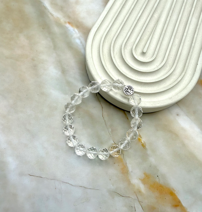 Master Manifestor Clear Quartz Bracelet